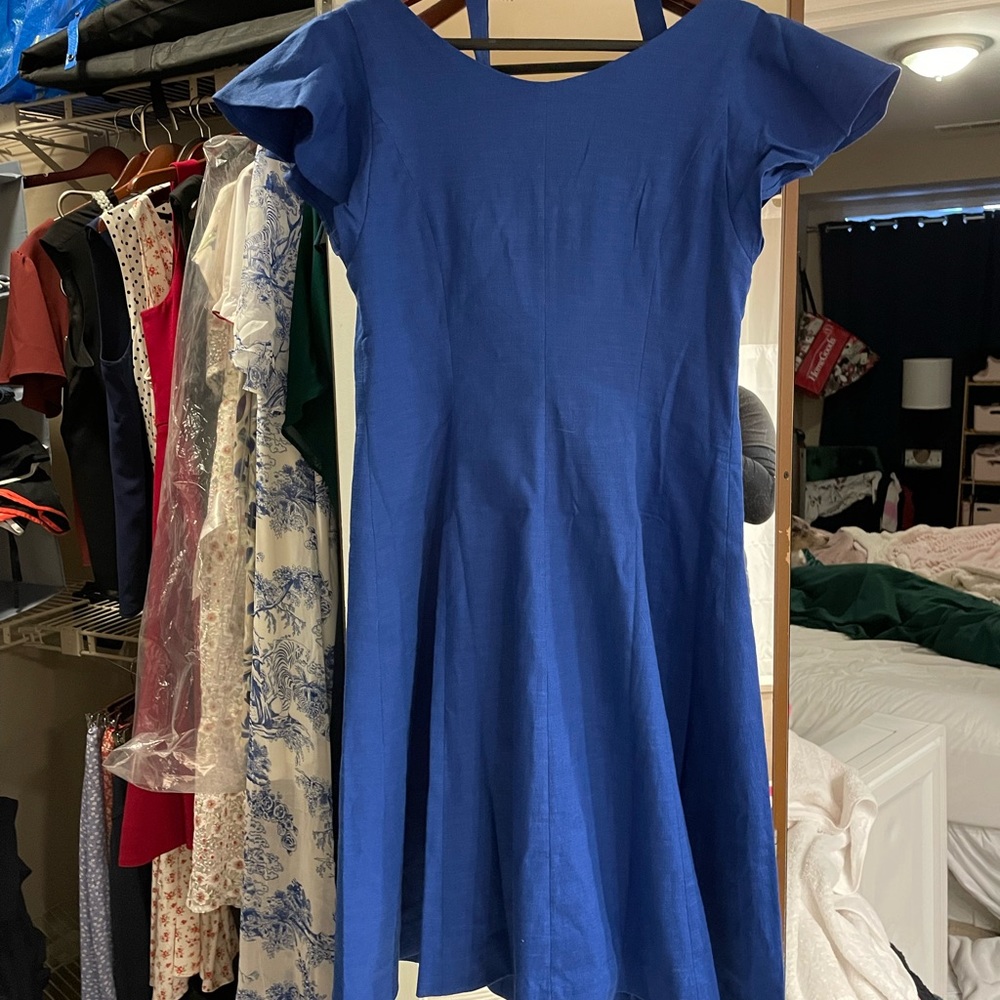 LINEN DRESS - Picture 3 of 6